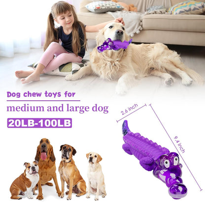 Alligator Dog Toys for Aggressive Chewers,Medium Large Breed Dogs