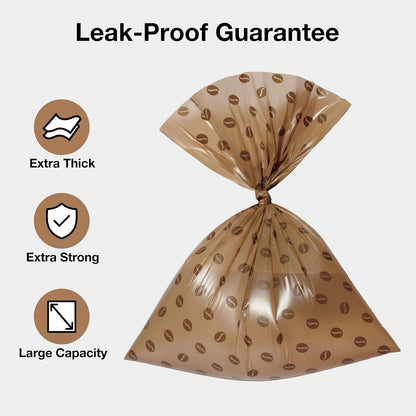 Dog Poop Bags Dispenser with Coffee Scented Waste Bags, 105 Counts