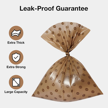 Dog Poop Bags Dispenser with Coffee Scented Waste Bags, 105 Counts