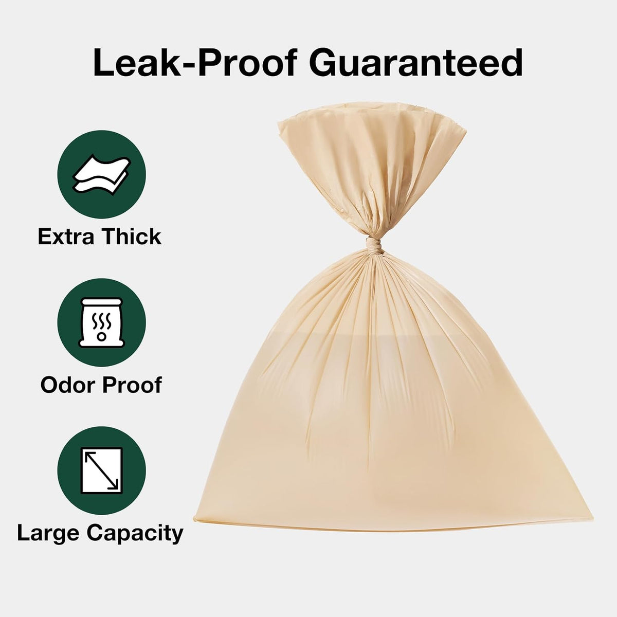 Dog Poop Bags Dispenser with Coffee Scented Waste Bags, 105 Counts