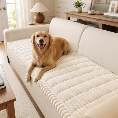 Couch Cover for Dogs, Non Slip Fuzzy Thick Pet Sofa Protector