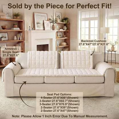 Couch Cover for Dogs, Non Slip Fuzzy Thick Pet Sofa Protector