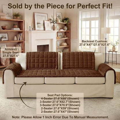 Couch Cover for Dogs, Non Slip Fuzzy Thick Pet Sofa Protector