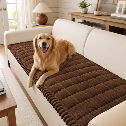 Couch Cover for Dogs, Non Slip Fuzzy Thick Pet Sofa Protector