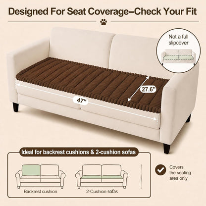 Couch Cover for Dogs, Non Slip Fuzzy Thick Pet Sofa Protector