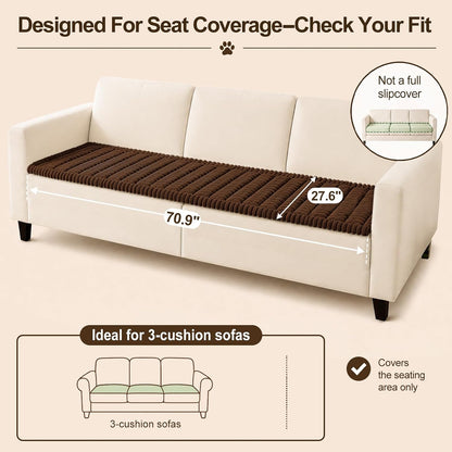 Couch Cover for Dogs, Non Slip Fuzzy Thick Pet Sofa Protector