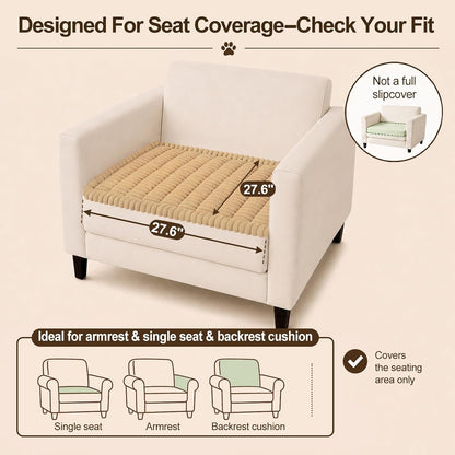 Couch Cover for Dogs, Non Slip Fuzzy Thick Pet Sofa Protector