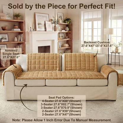 Couch Cover for Dogs, Non Slip Fuzzy Thick Pet Sofa Protector