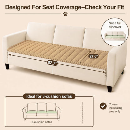 Couch Cover for Dogs, Non Slip Fuzzy Thick Pet Sofa Protector