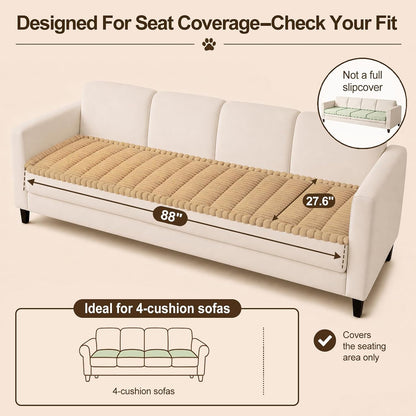 Couch Cover for Dogs, Non Slip Fuzzy Thick Pet Sofa Protector