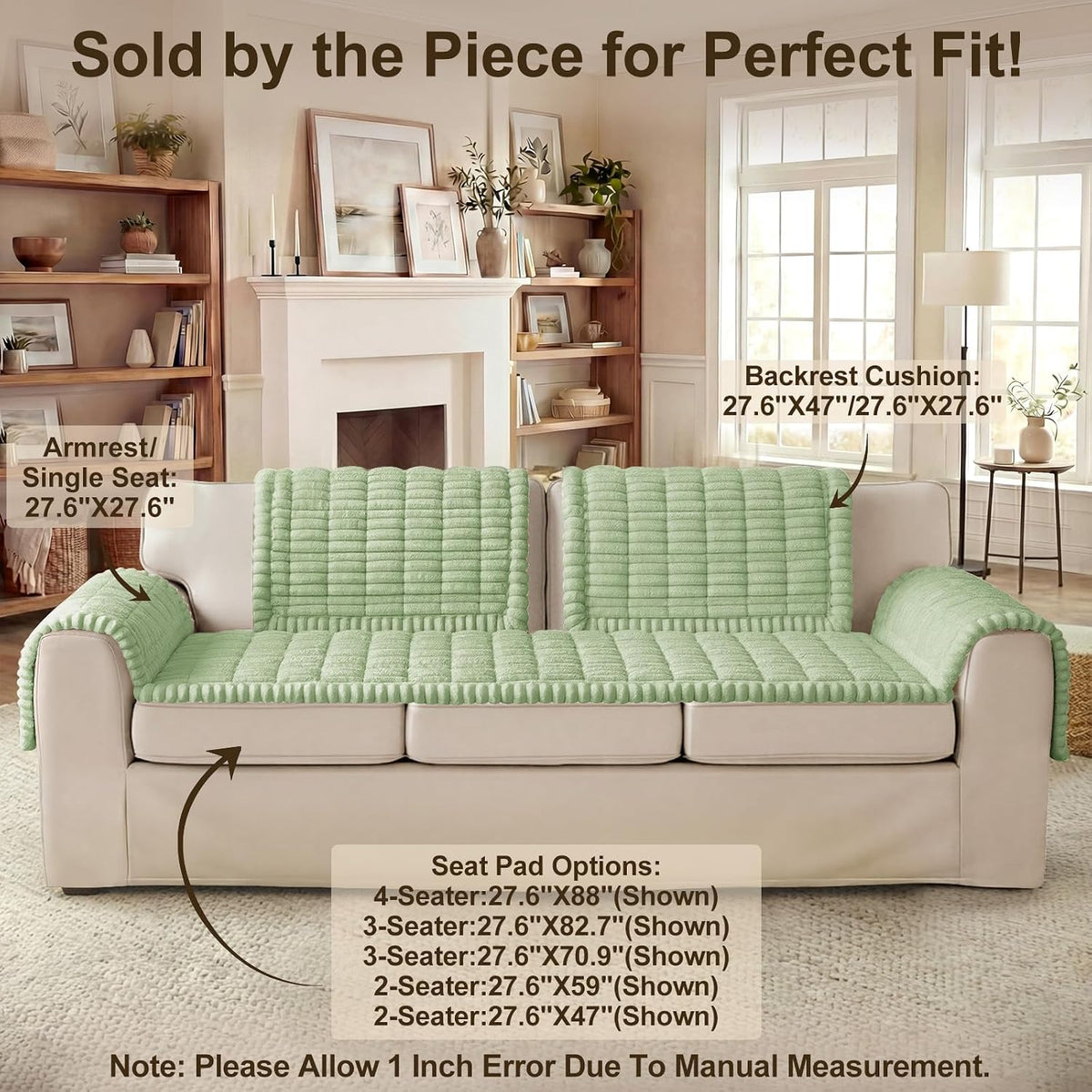 Couch Cover for Dogs, Non Slip Fuzzy Thick Pet Sofa Protector
