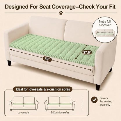Couch Cover for Dogs, Non Slip Fuzzy Thick Pet Sofa Protector