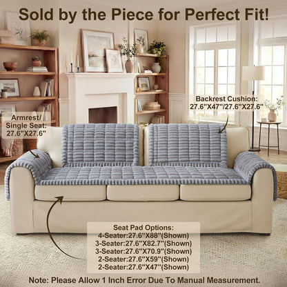 Couch Cover for Dogs, Non Slip Fuzzy Thick Pet Sofa Protector