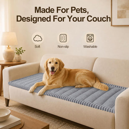Couch Cover for Dogs, Non Slip Fuzzy Thick Pet Sofa Protector