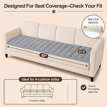 Couch Cover for Dogs, Non Slip Fuzzy Thick Pet Sofa Protector