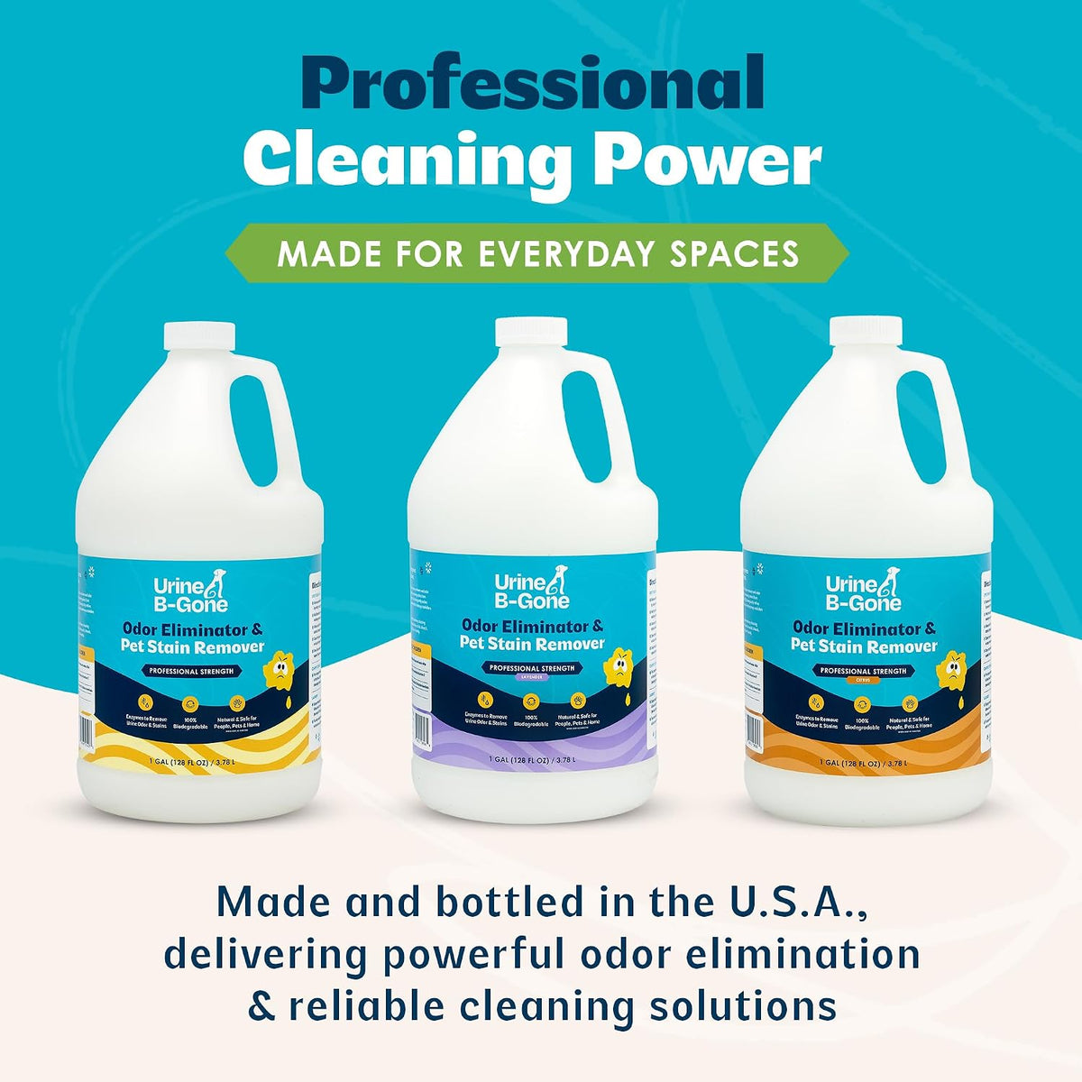 Enzyme Cleaner for Human, Cat & Dog Urine, Original, 1 Gallon
