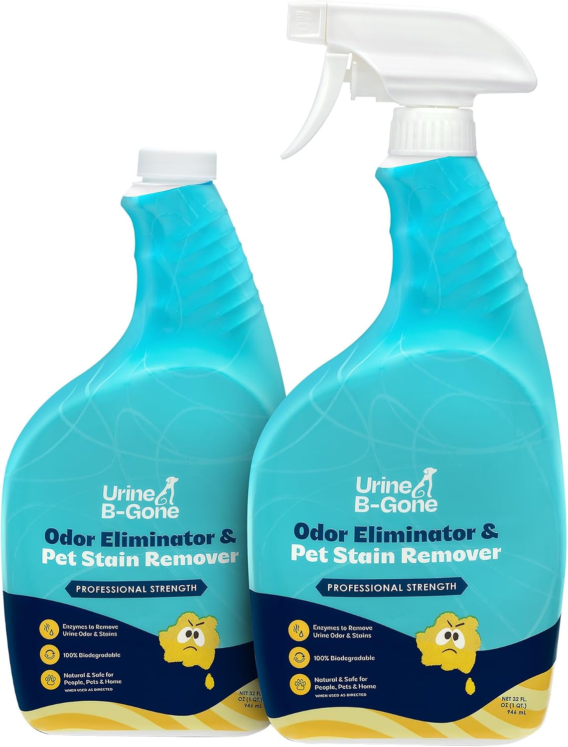 Enzyme Cleaner for Human, Cat & Dog Urine, Original, 1 Gallon