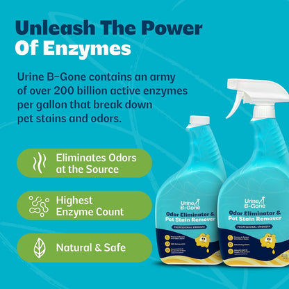 Enzyme Cleaner for Human, Cat & Dog Urine, Original, 1 Gallon