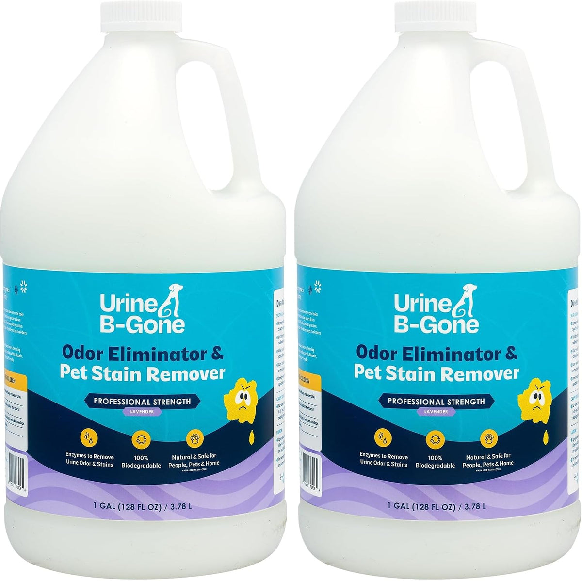 Enzyme Cleaner for Human, Cat & Dog Urine, Original, 1 Gallon