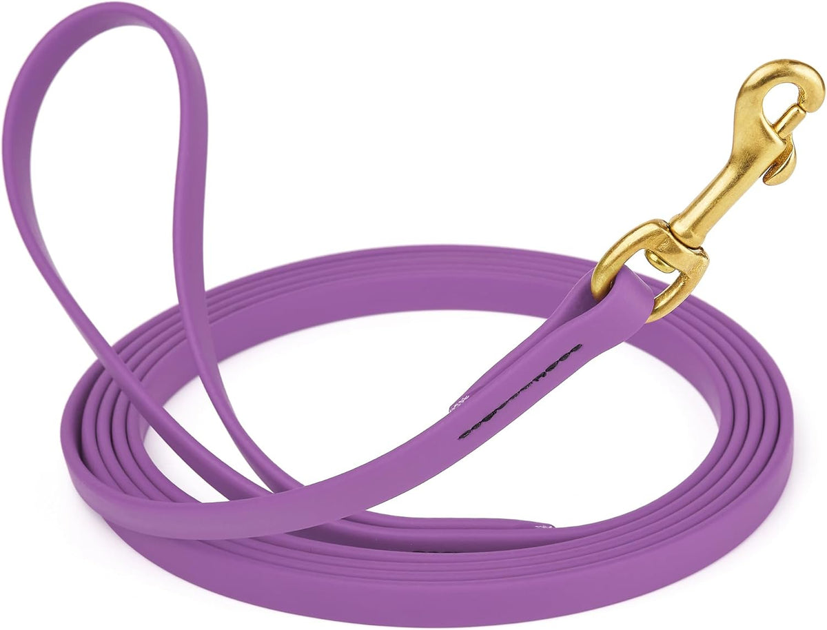 Biothane Working Lead for Dogs 6ft Black - Colors A