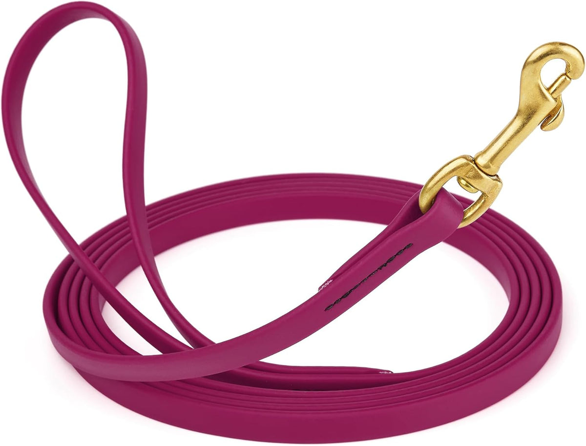 Biothane Working Lead for Dogs 6ft Black - Colors A