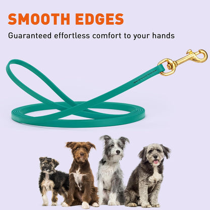 Biothane Working Lead for Dogs 6ft Black - Colors A