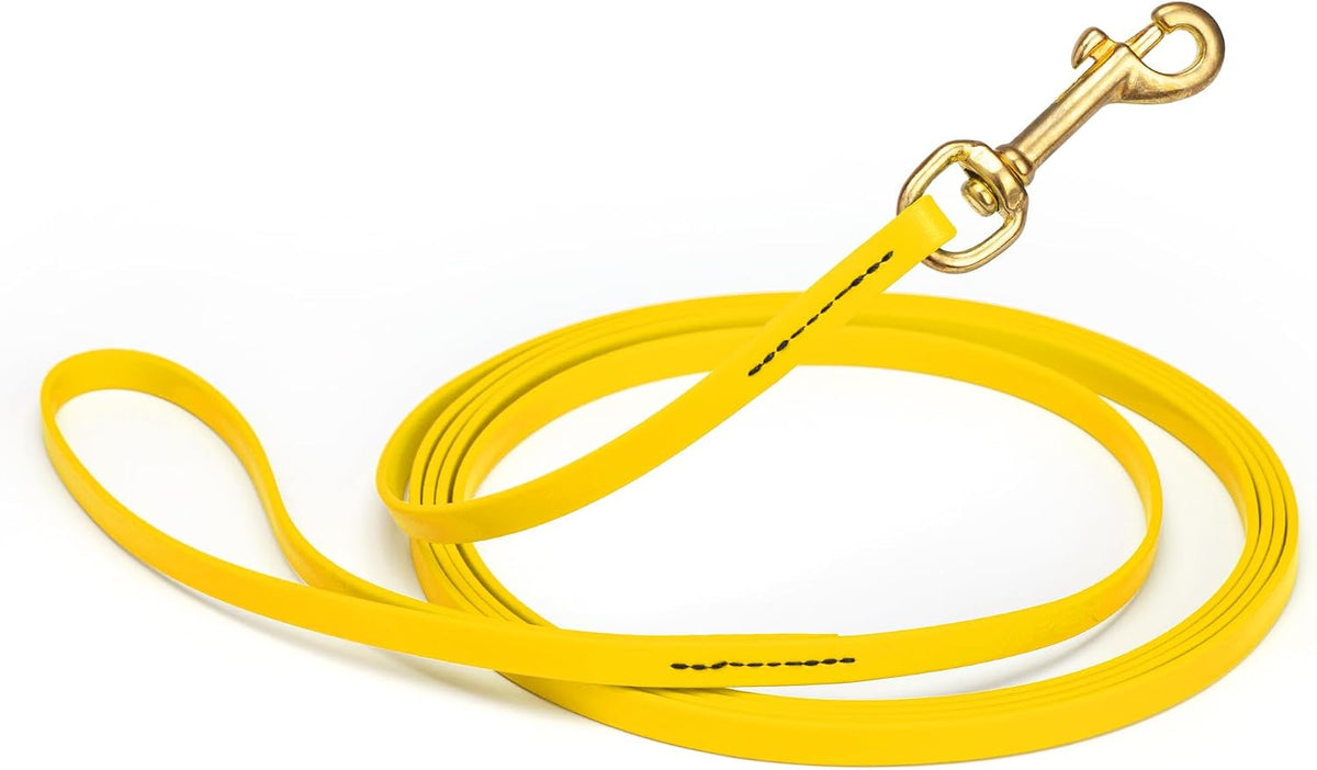 Biothane Working Lead for Dogs 6ft Black - Colors A