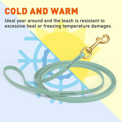Biothane Working Lead for Dogs 6ft Black - Colors A