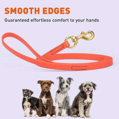 Biothane Working Lead for Dogs 6ft Black - Colors A