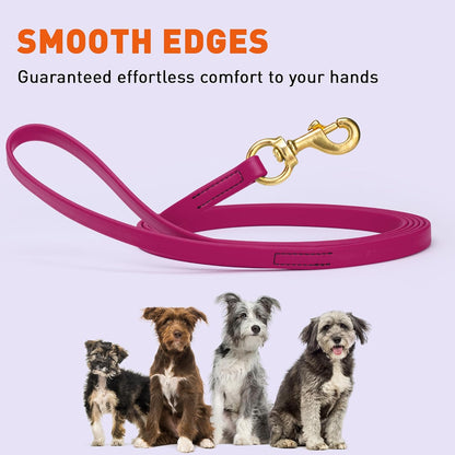Biothane Working Lead for Dogs 6ft Black - Colors A
