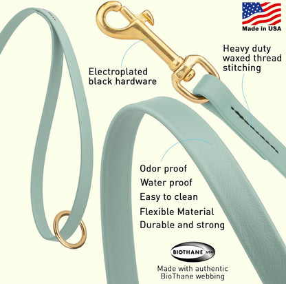 Biothane Working Lead for Dogs 6ft Black - Colors A