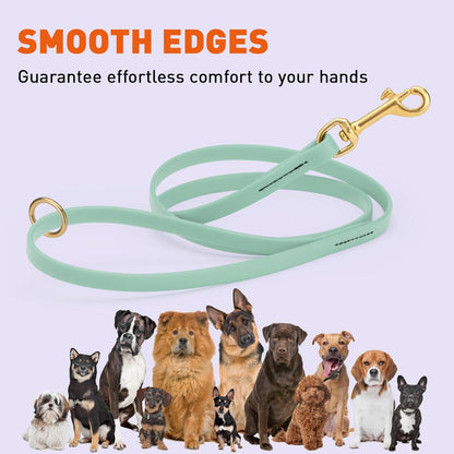Biothane Working Lead for Dogs 6ft Black - Colors A