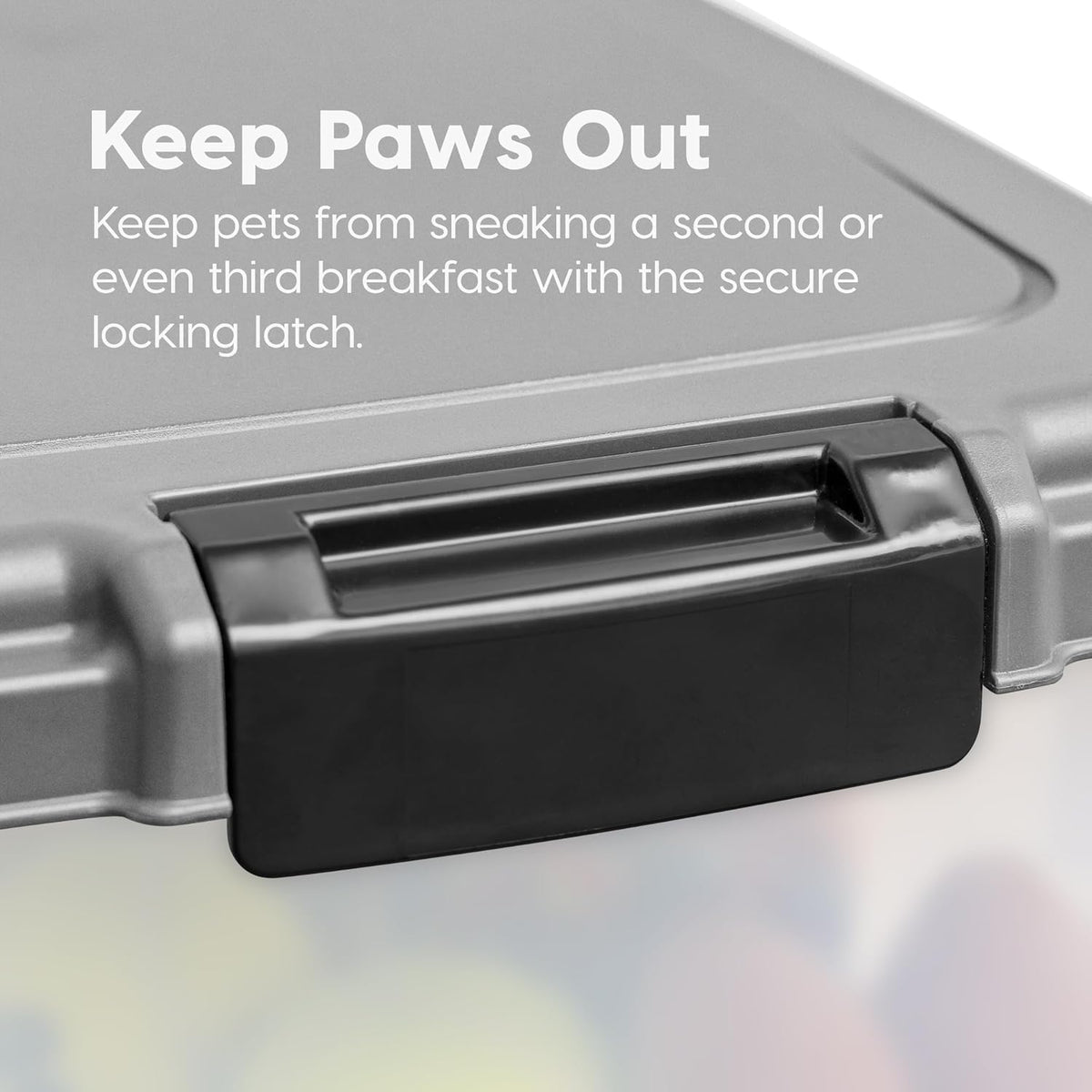 30 lb + 11 lb Airtight Pet Food Storage Containers with Wheels
