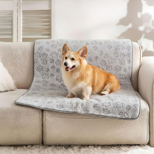Dog Blankets for Small, Medium Dogs, Puppy Blanket Washable
