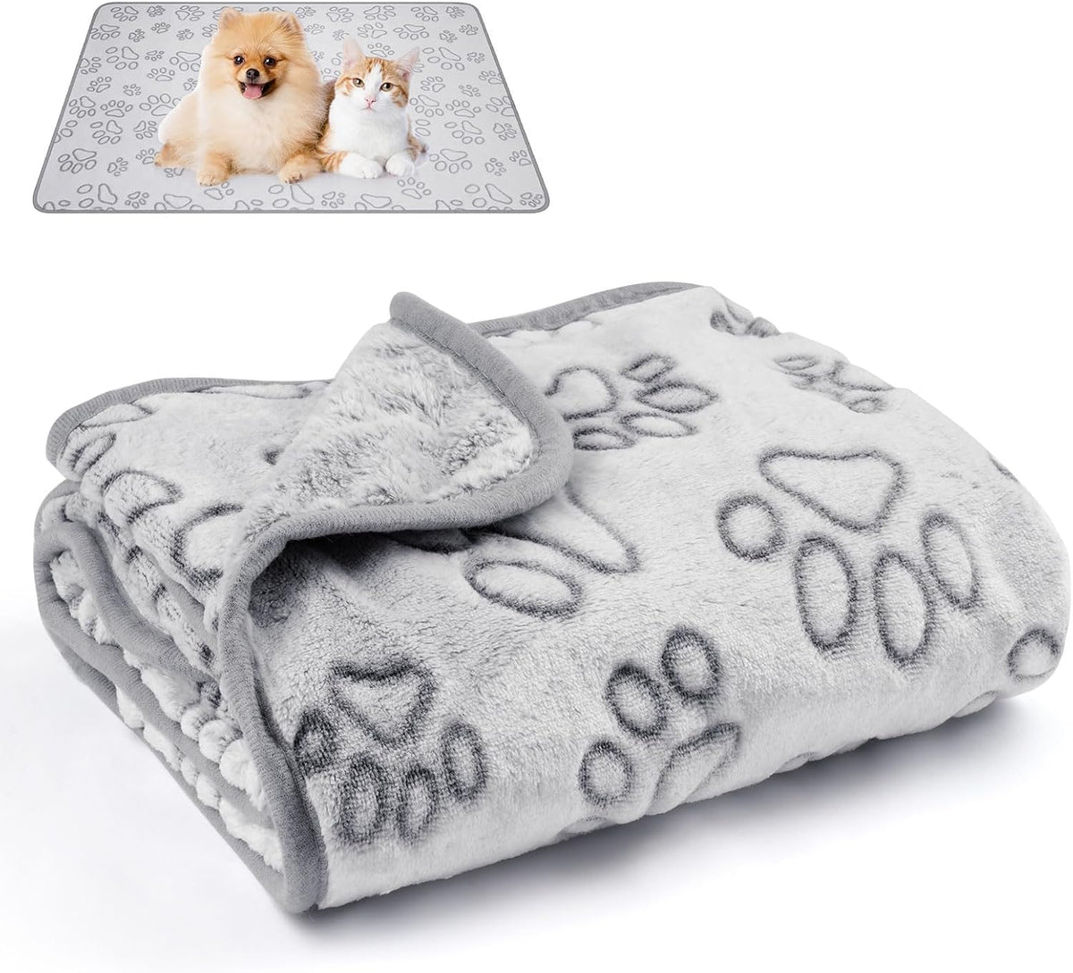 Dog Blankets for Small, Medium Dogs, Puppy Blanket Washable
