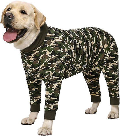 Dog Surgery Recovery Suit Female Male for Dogs After Surgery Medium Large Dogs Onesie Dog Pajamas Pjs Clothes (Dark Gray, 30 (Chest 29.92 in | Backlength 19.69 in))