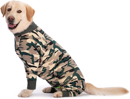Dog Surgery Recovery Suit Female Male for Dogs After Surgery Medium Large Dogs Onesie Dog Pajamas Pjs Clothes (Dark Gray, 30 (Chest 29.92 in | Backlength 19.69 in))