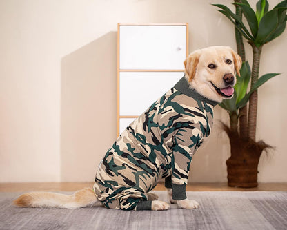 Dog Surgery Recovery Suit Female Male for Dogs After Surgery Medium Large Dogs Onesie Dog Pajamas Pjs Clothes (Dark Gray, 30 (Chest 29.92 in | Backlength 19.69 in))
