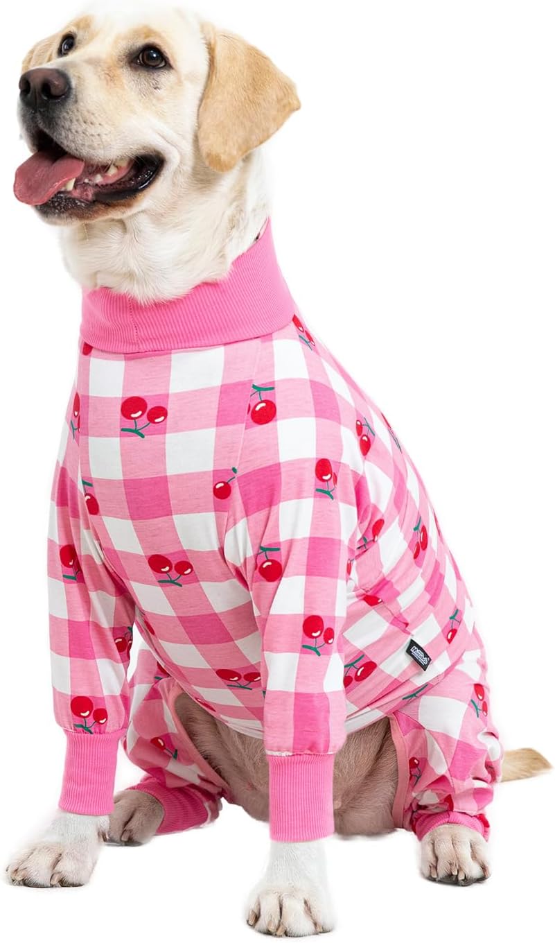 Dog Surgery Recovery Suit Female Male for Dogs After Surgery Medium Large Dogs Onesie Dog Pajamas Pjs Clothes (Dark Gray, 30 (Chest 29.92 in | Backlength 19.69 in))