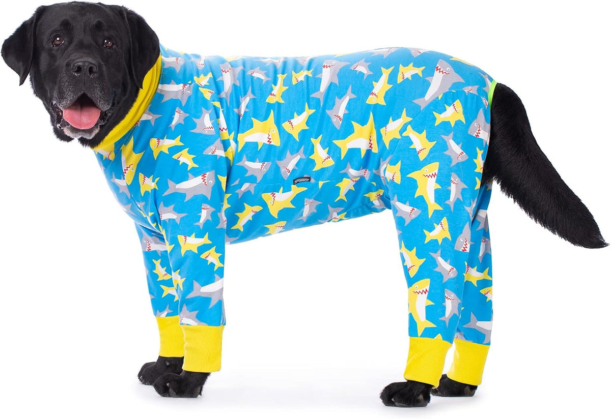 Dog Surgery Recovery Suit Female Male for Dogs After Surgery Medium Large Dogs Onesie Dog Pajamas Pjs Clothes (Dark Gray, 30 (Chest 29.92 in | Backlength 19.69 in))