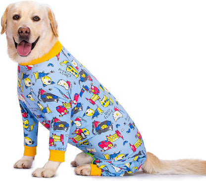 Dog Surgery Recovery Suit Female Male for Dogs After Surgery Medium Large Dogs Onesie Dog Pajamas Pjs Clothes (Dark Gray, 30 (Chest 29.92 in | Backlength 19.69 in))