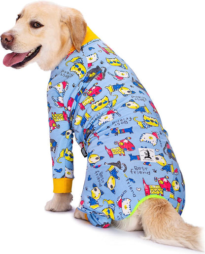 Dog Surgery Recovery Suit Female Male for Dogs After Surgery Medium Large Dogs Onesie Dog Pajamas Pjs Clothes (Dark Gray, 30 (Chest 29.92 in | Backlength 19.69 in))