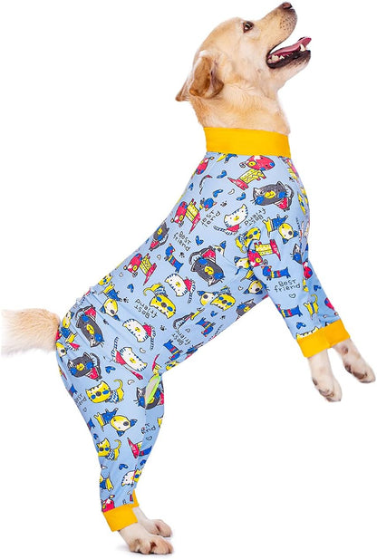 Dog Surgery Recovery Suit Female Male for Dogs After Surgery Medium Large Dogs Onesie Dog Pajamas Pjs Clothes (Dark Gray, 30 (Chest 29.92 in | Backlength 19.69 in))