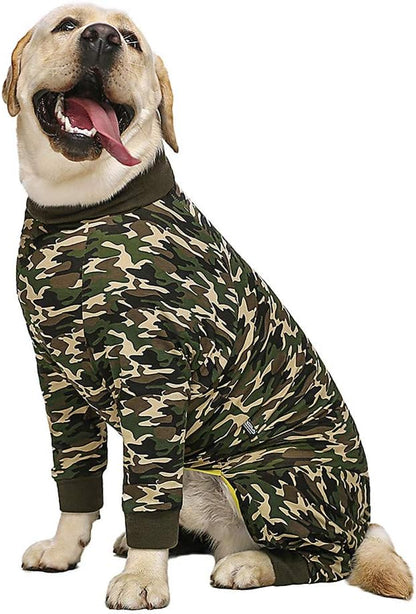 Dog Surgery Recovery Suit Female Male for Dogs After Surgery Medium Large Dogs Onesie Dog Pajamas Pjs Clothes (Dark Gray, 30 (Chest 29.92 in | Backlength 19.69 in))