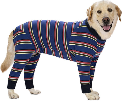 Dog Surgery Recovery Suit Female Male for Dogs After Surgery Medium Large Dogs Onesie Dog Pajamas Pjs Clothes (Dark Gray, 30 (Chest 29.92 in | Backlength 19.69 in))