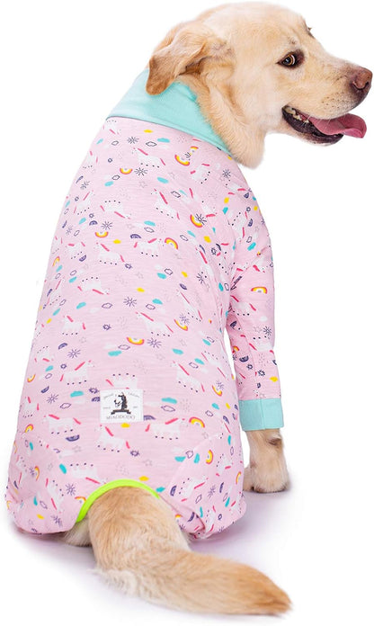 Dog Surgery Recovery Suit Female Male for Dogs After Surgery Medium Large Dogs Onesie Dog Pajamas Pjs Clothes (Dark Gray, 30 (Chest 29.92 in | Backlength 19.69 in))