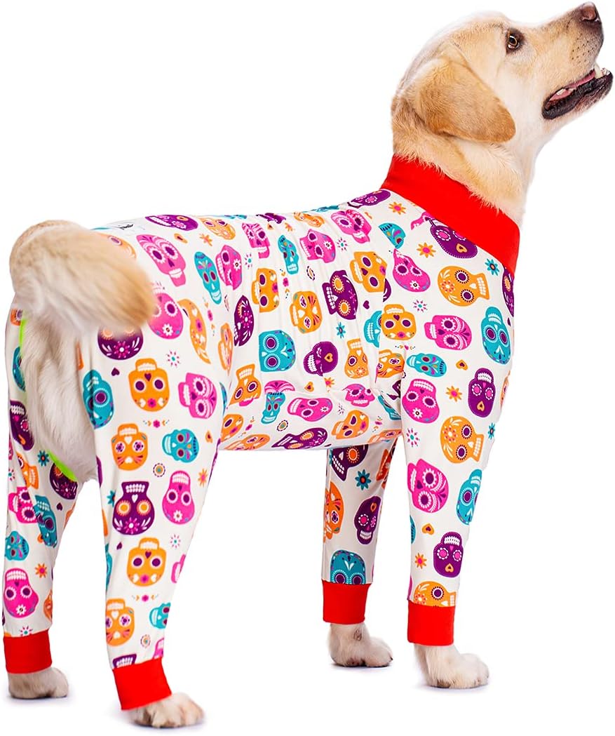 Dog Surgery Recovery Suit Female Male for Dogs After Surgery Medium Large Dogs Onesie Dog Pajamas Pjs Clothes (Dark Gray, 30 (Chest 29.92 in | Backlength 19.69 in))