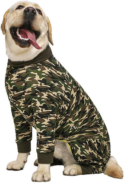 Dog Surgery Recovery Suit Female Male for Dogs After Surgery Medium Large Dogs Onesie Dog Pajamas Pjs Clothes (Dark Gray, 30 (Chest 29.92 in | Backlength 19.69 in))