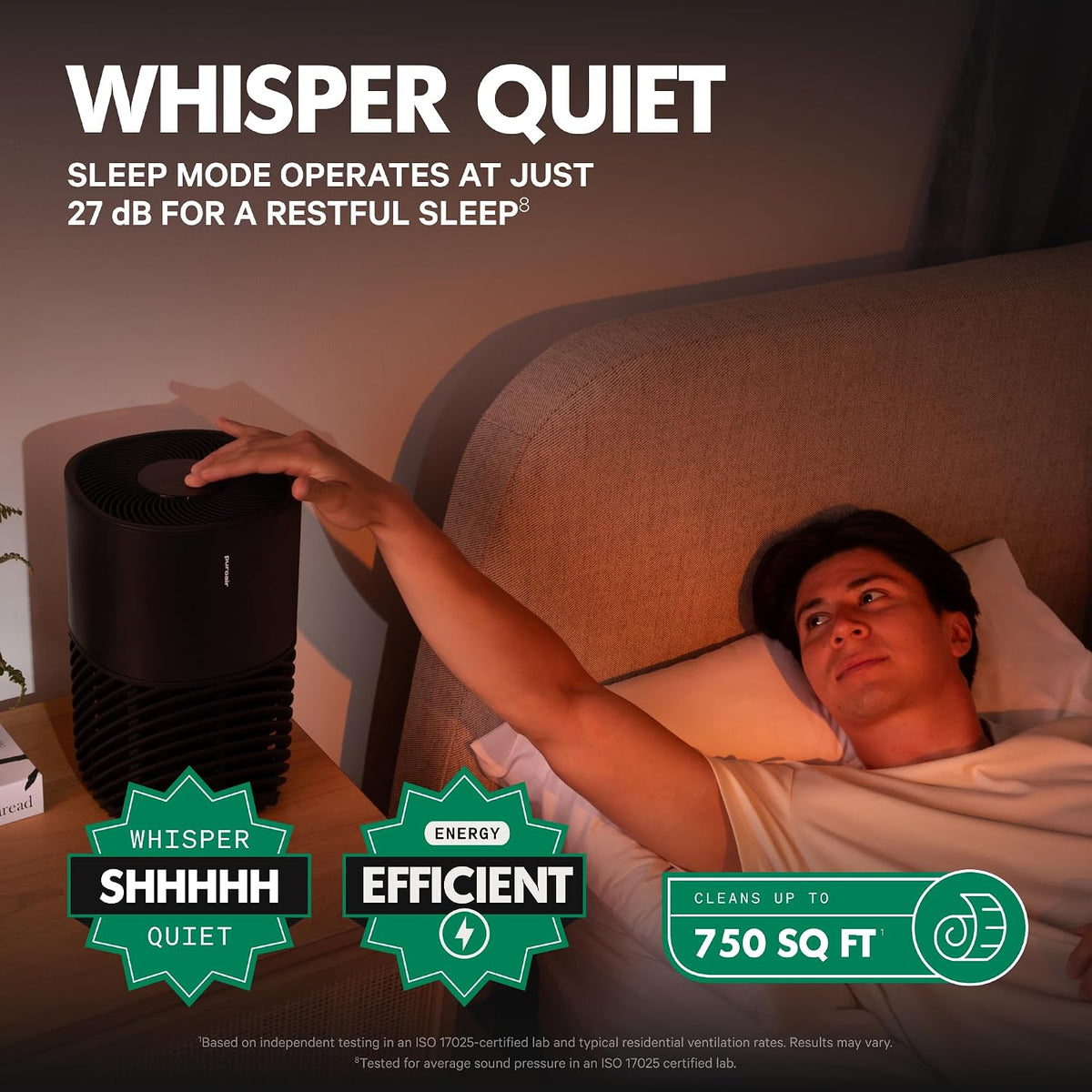 240 HEPA Air Purifiers for Home Pets Bedroom - 1,000 Ft²