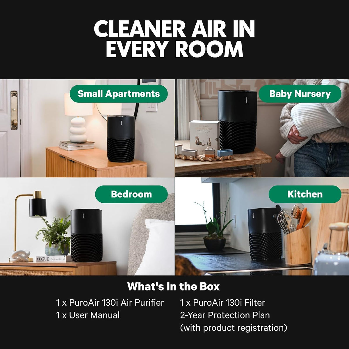240 HEPA Air Purifiers for Home Pets Bedroom - 1,000 Ft²